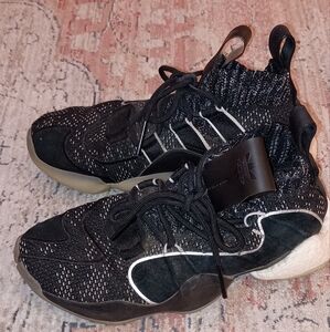 Adidas Crazy BY W X Prime knit  Black White Men's size 6.5 Sneakers